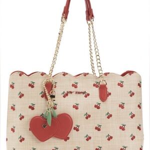 NWT Betsey Johnson Viral Cherry Tote Bag 🍒
